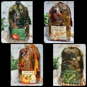 Yankee Candle Home Dry Fragrance Decorative Scent Potpourri Decor Bundle
